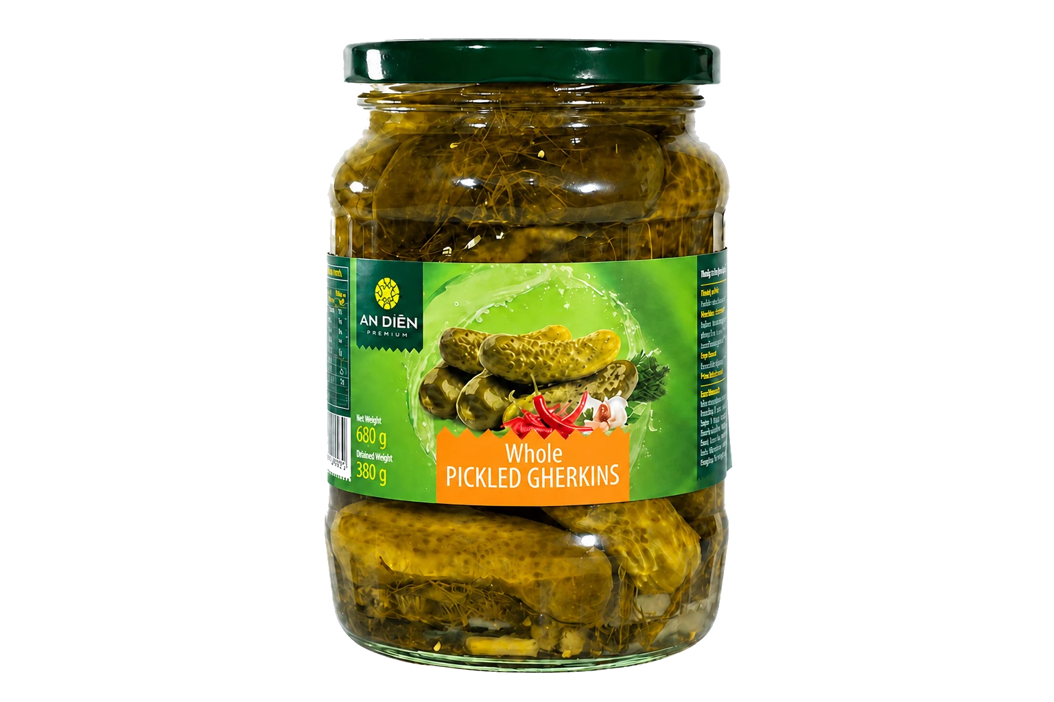 Original An Dien pickled gherkins