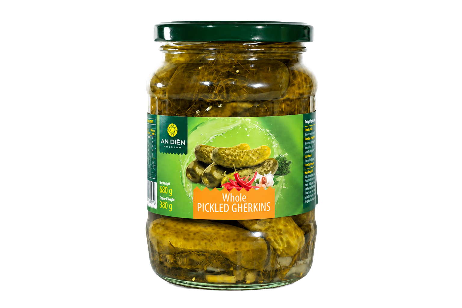 Pickled gherkins