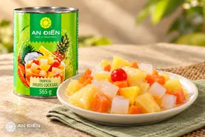 An Dien tropical fruit cocktail, serving suggestion