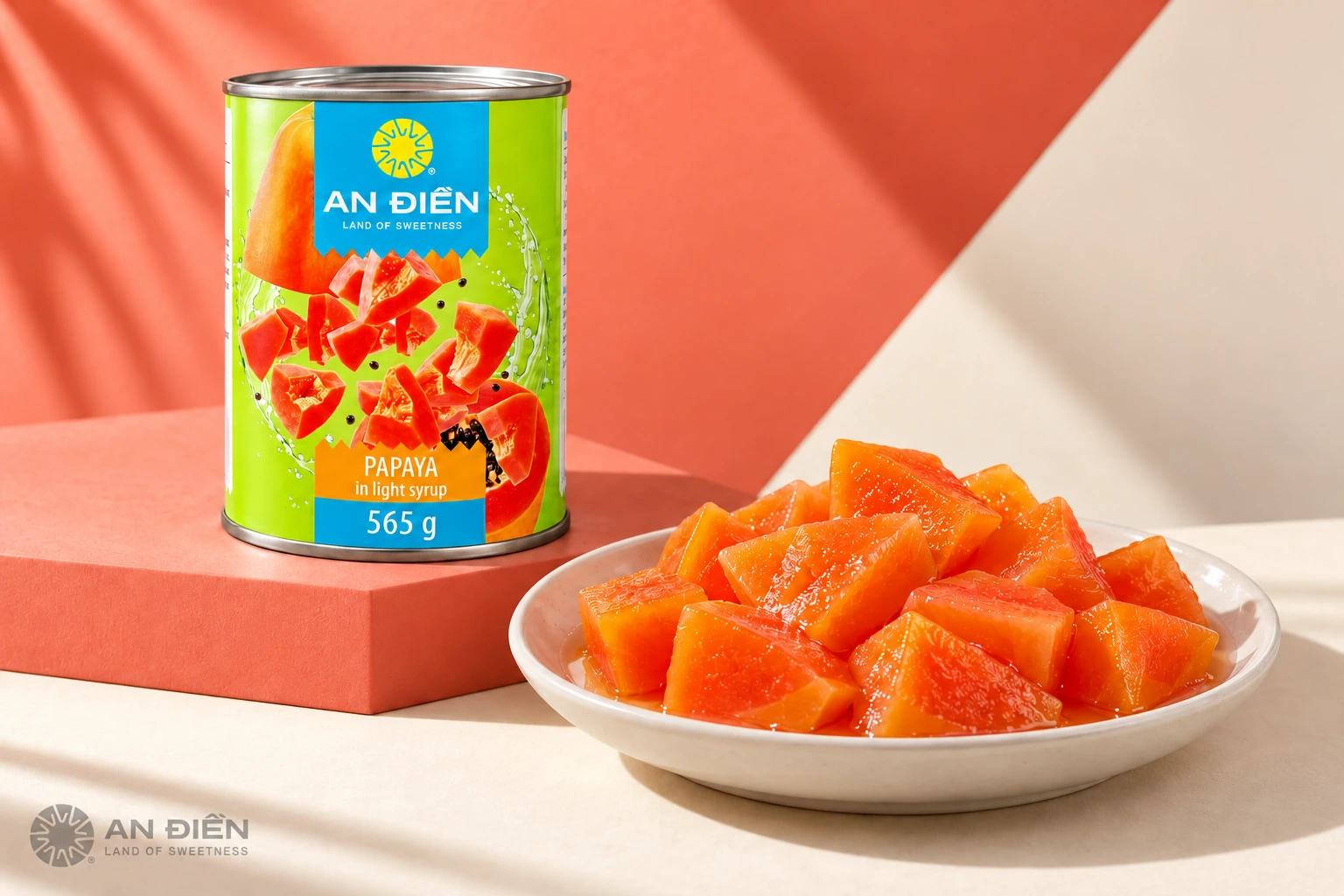 An Dien canned papaya